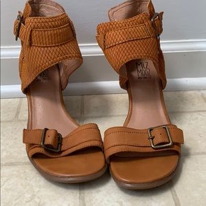 Miz Mooz Evelina Stacked Heels Sandals